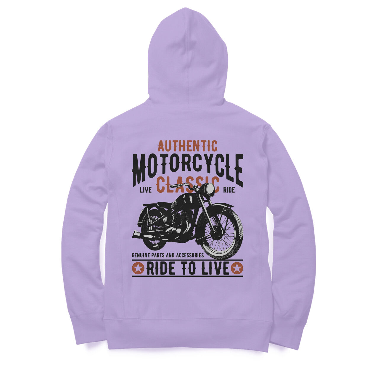 Authentic Classic Motorcycles Garage - Ride to Live - OG Biker Hoodie
