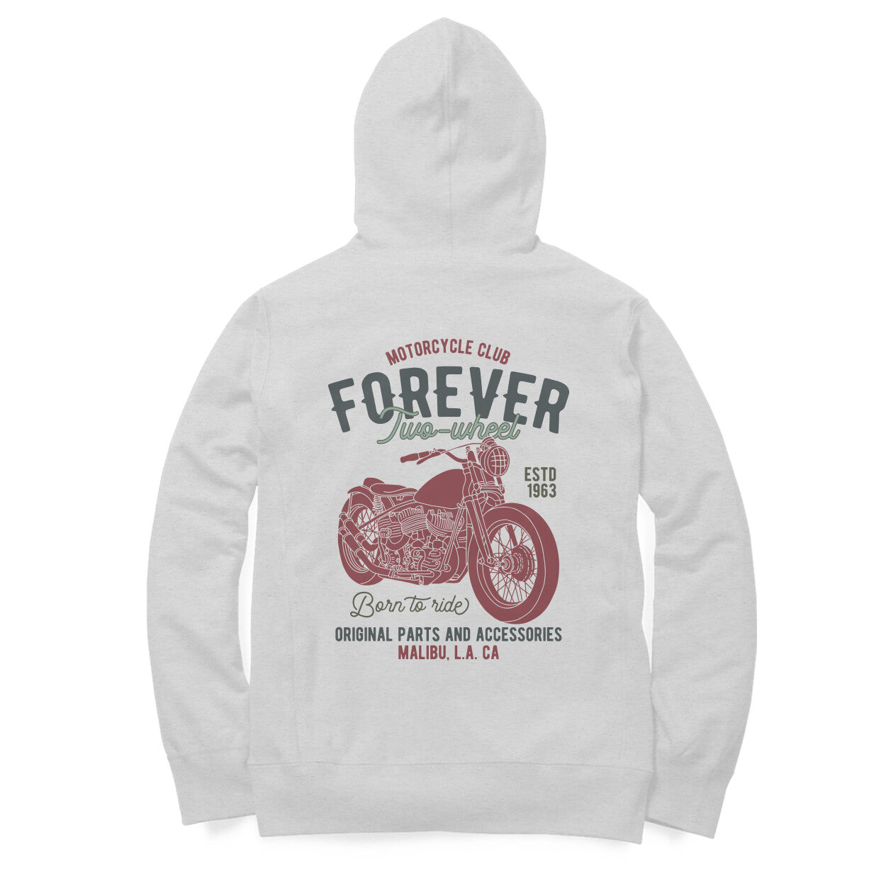 Forever Two Wheel Motorcycle Club Retro - Hoodie