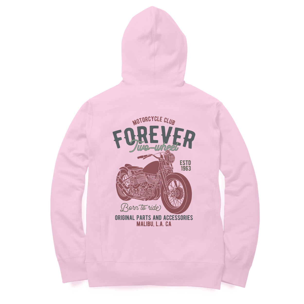 Forever Two Wheel Motorcycle Club Retro - Hoodie
