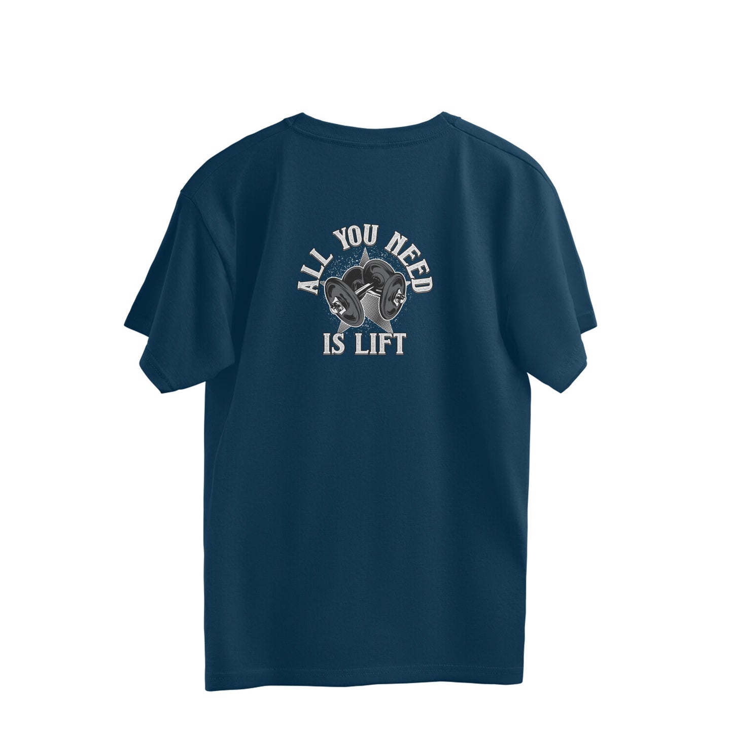 No Pain No Gain - Lift is all u need - Oversized - Motivational Gym T-Shirt