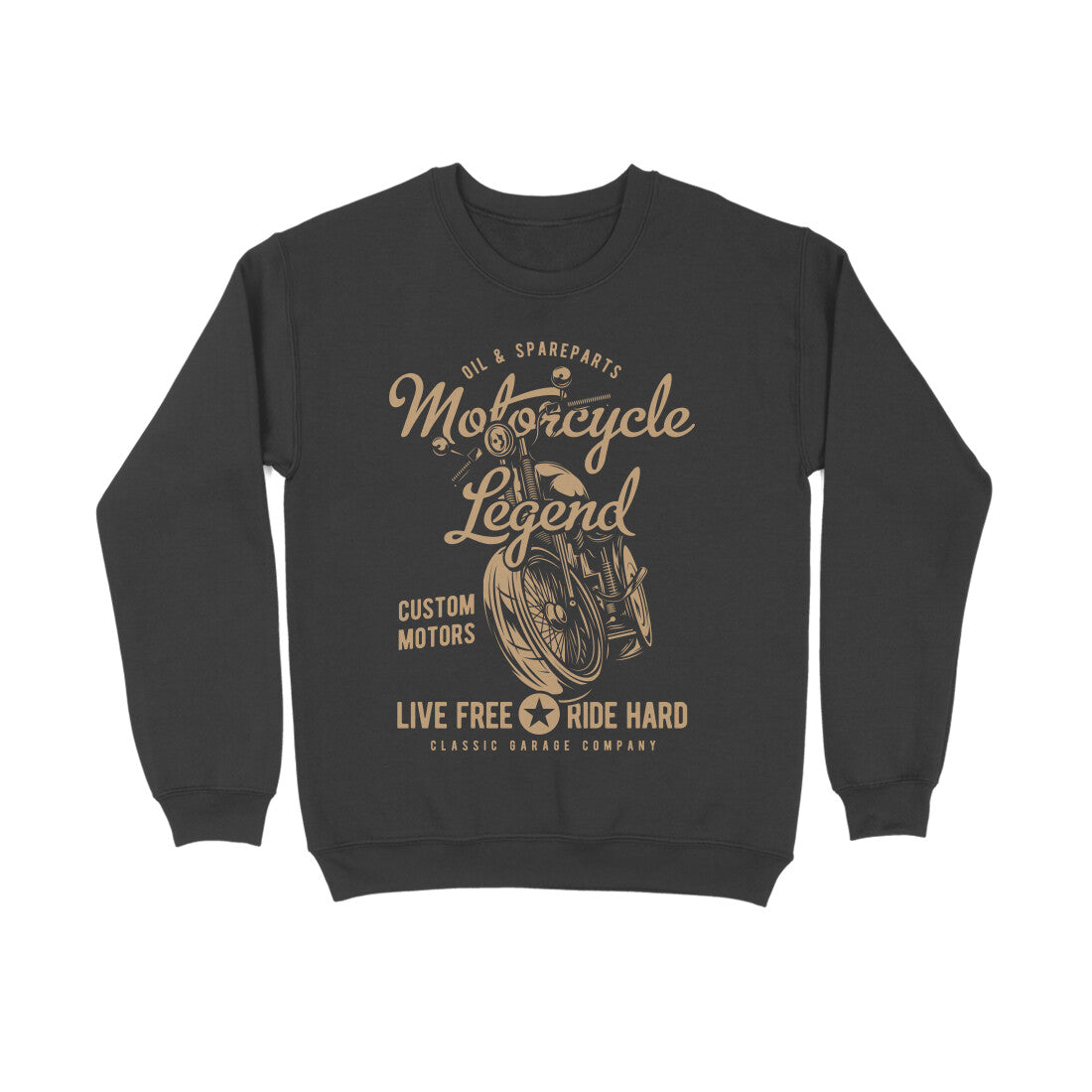 Motorcycle Legend - Live Free Ride Hard - Sweatshirt