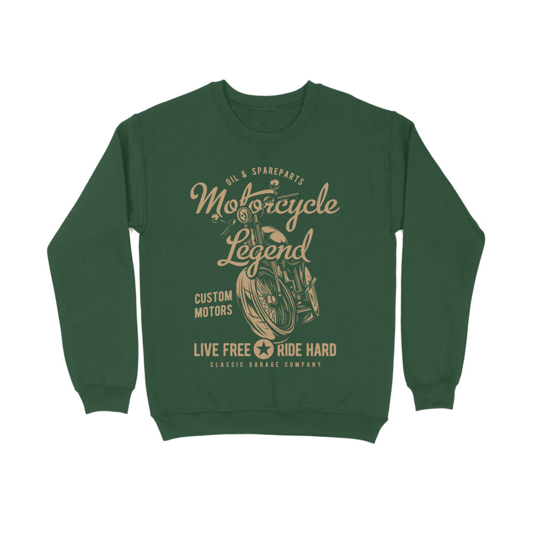 Motorcycle Legend - Live Free Ride Hard - Sweatshirt
