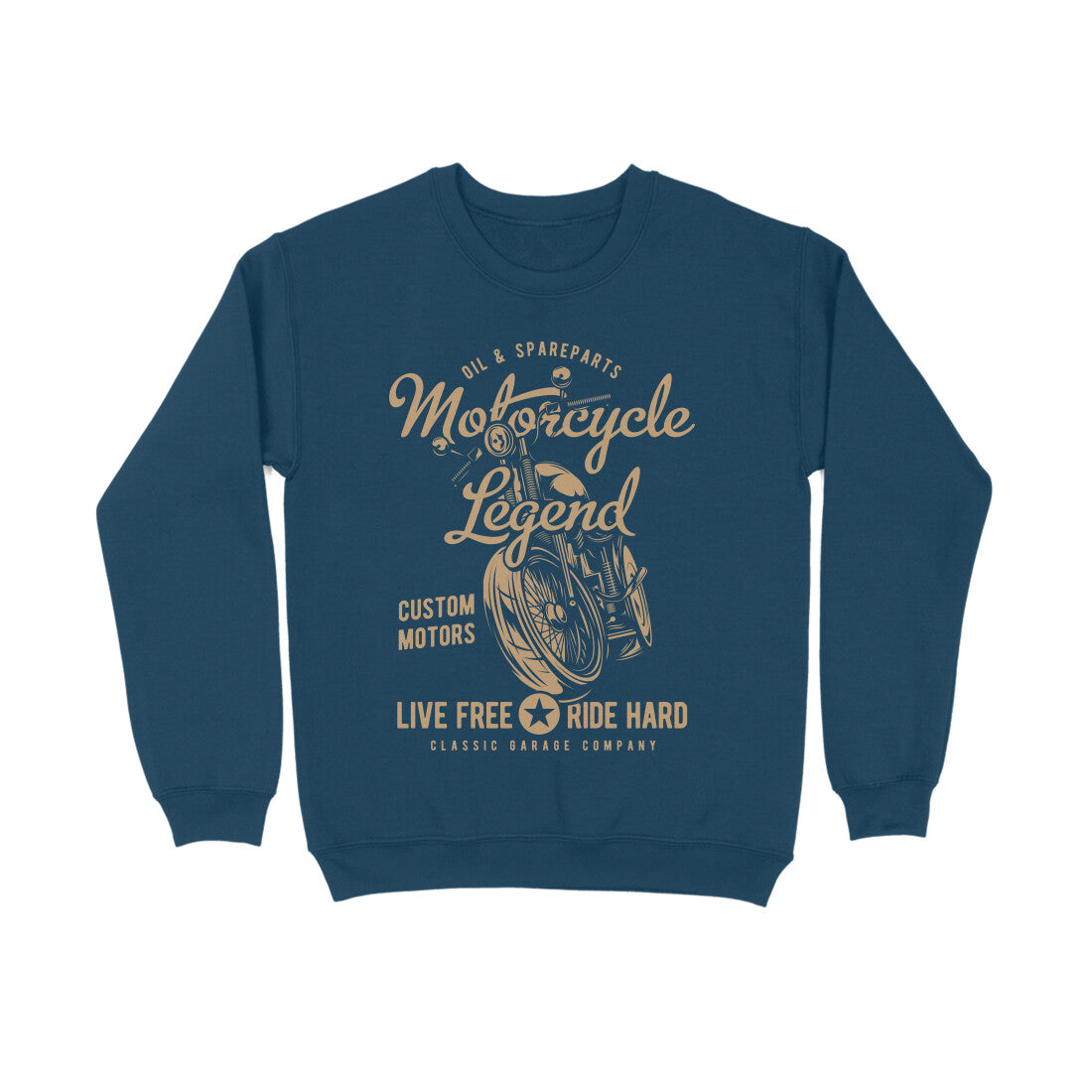 Motorcycle Legend - Live Free Ride Hard - Sweatshirt
