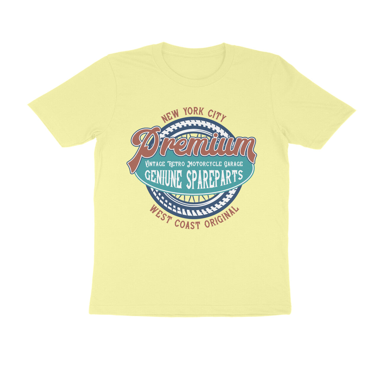 NYC Premium genuine spareparts for Vintage motorcycles T-shirt