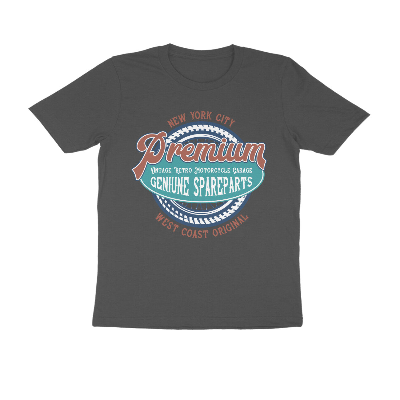 NYC Premium genuine spareparts for Vintage motorcycles T-shirt