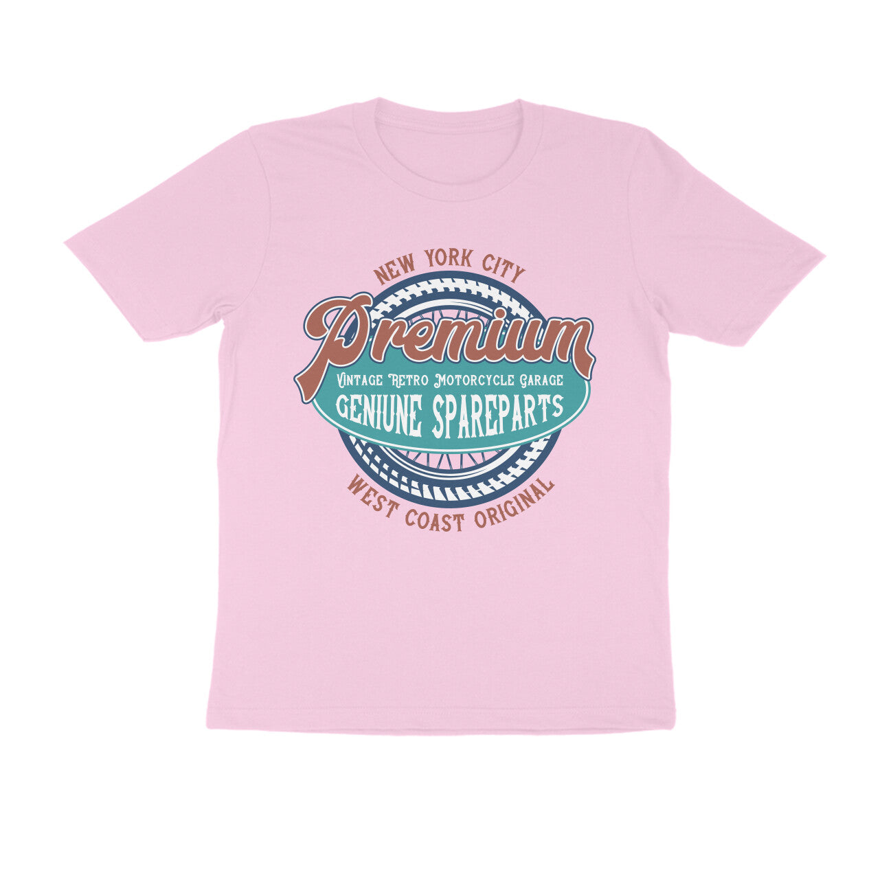 NYC Premium genuine spareparts for Vintage motorcycles T-shirt