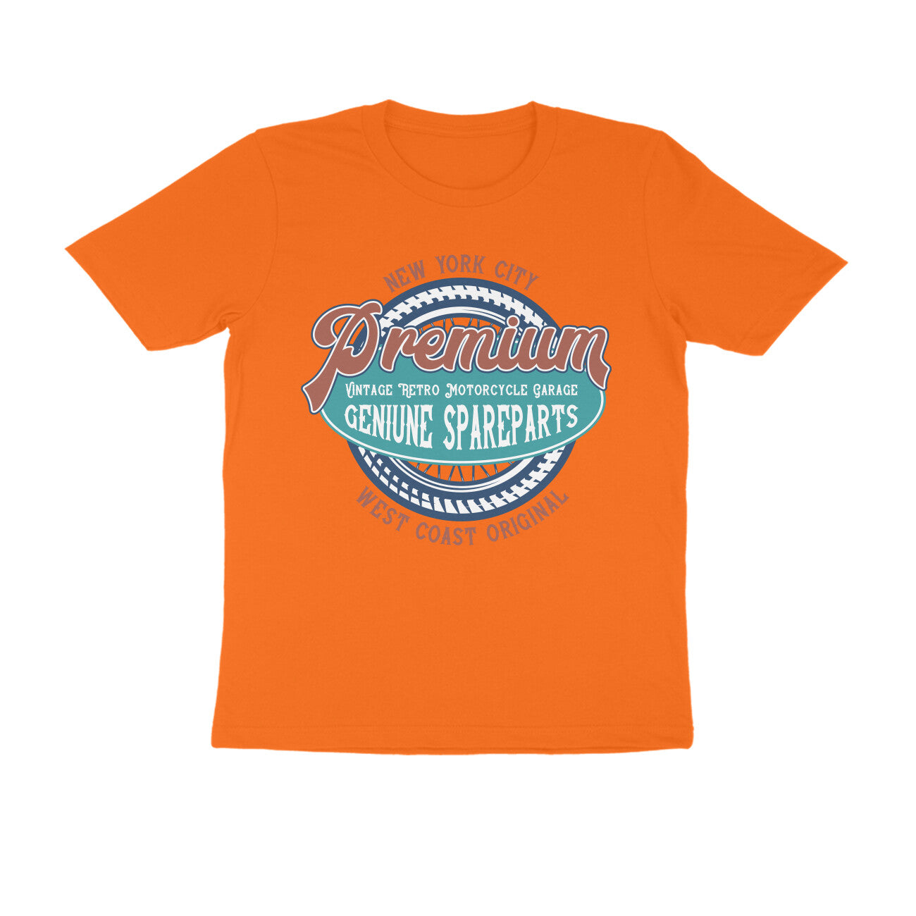 NYC Premium genuine spareparts for Vintage motorcycles T-shirt