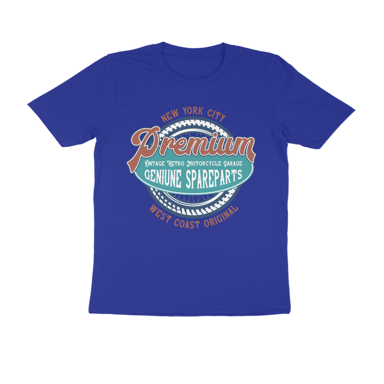 NYC Premium genuine spareparts for Vintage motorcycles T-shirt