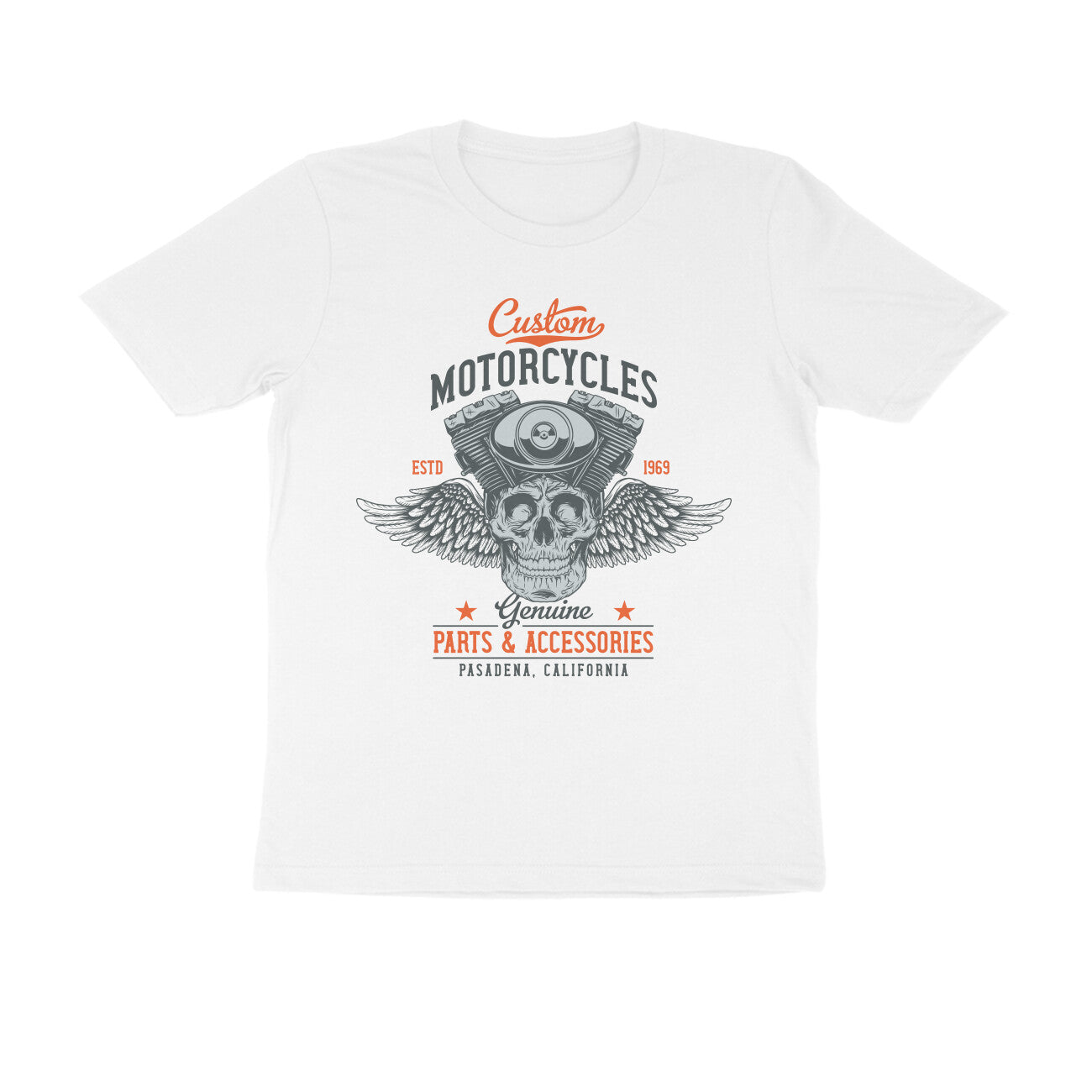 Custom Motorcycles Parts & Accessories California Graphic T-Shirt