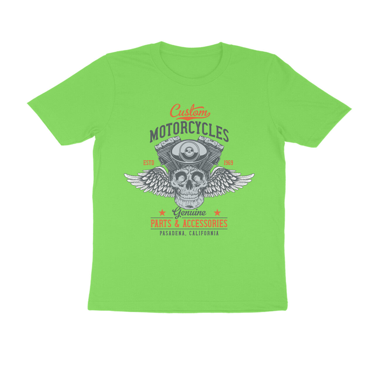 Custom Motorcycles Parts & Accessories California Graphic T-Shirt