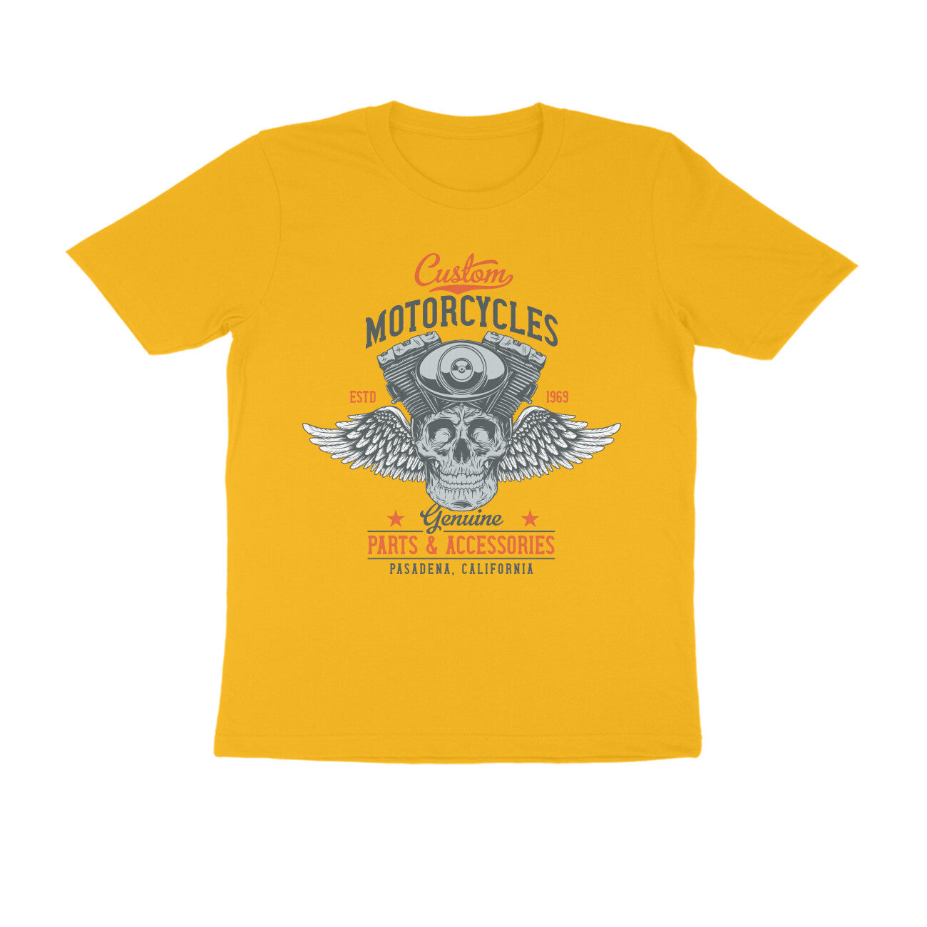 Custom Motorcycles Parts & Accessories California Graphic T-Shirt