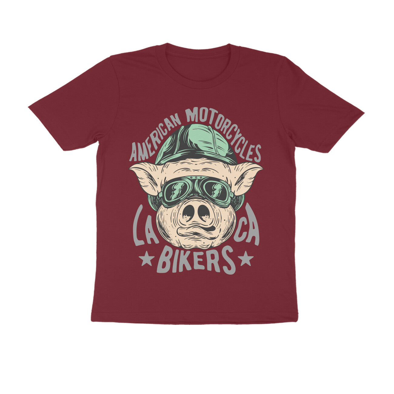 American Motorcycles LA California Bikers Wild Hogs T-Shirt