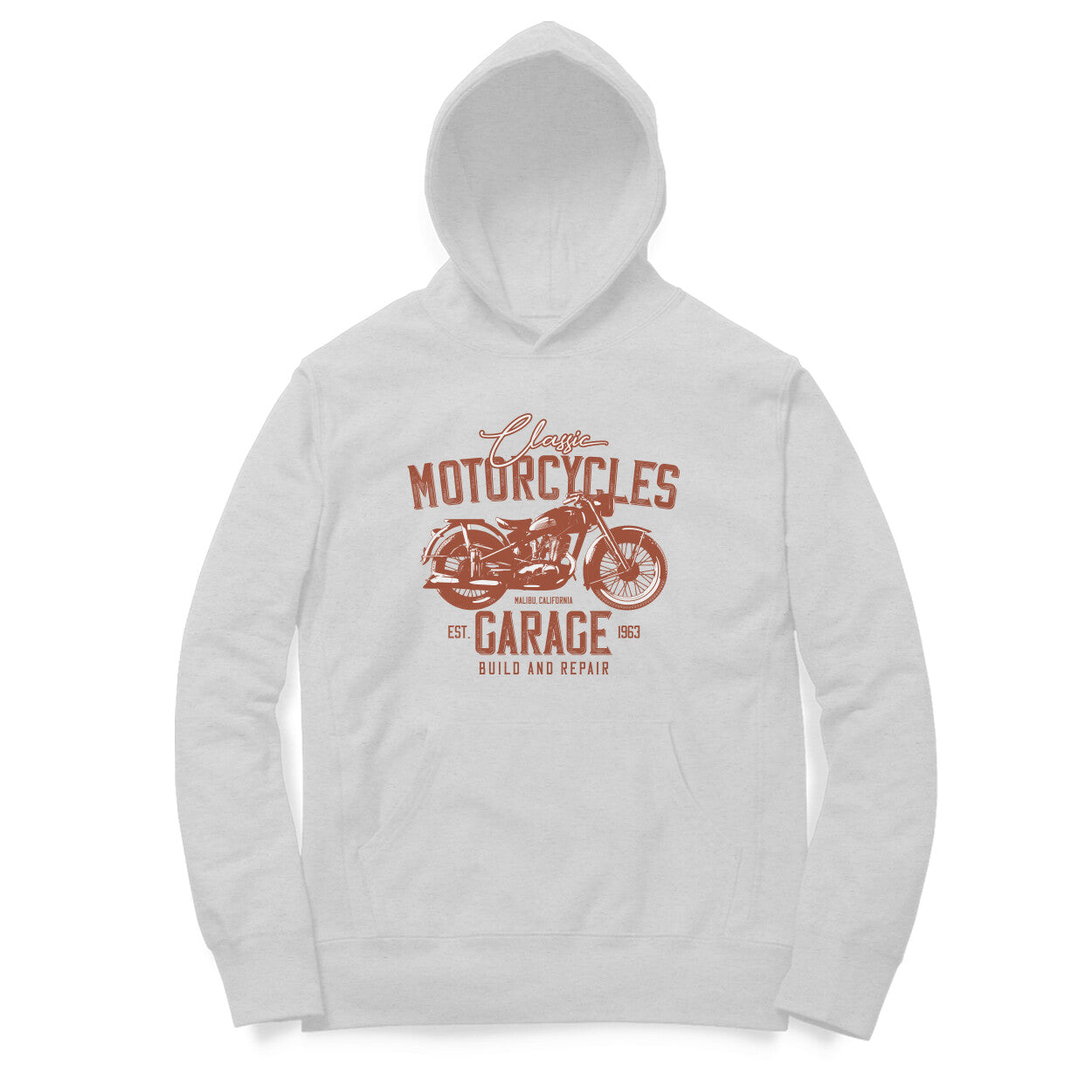 Authentic Classic Motorcycles Garage - Ride to Live - OG Biker Hoodie
