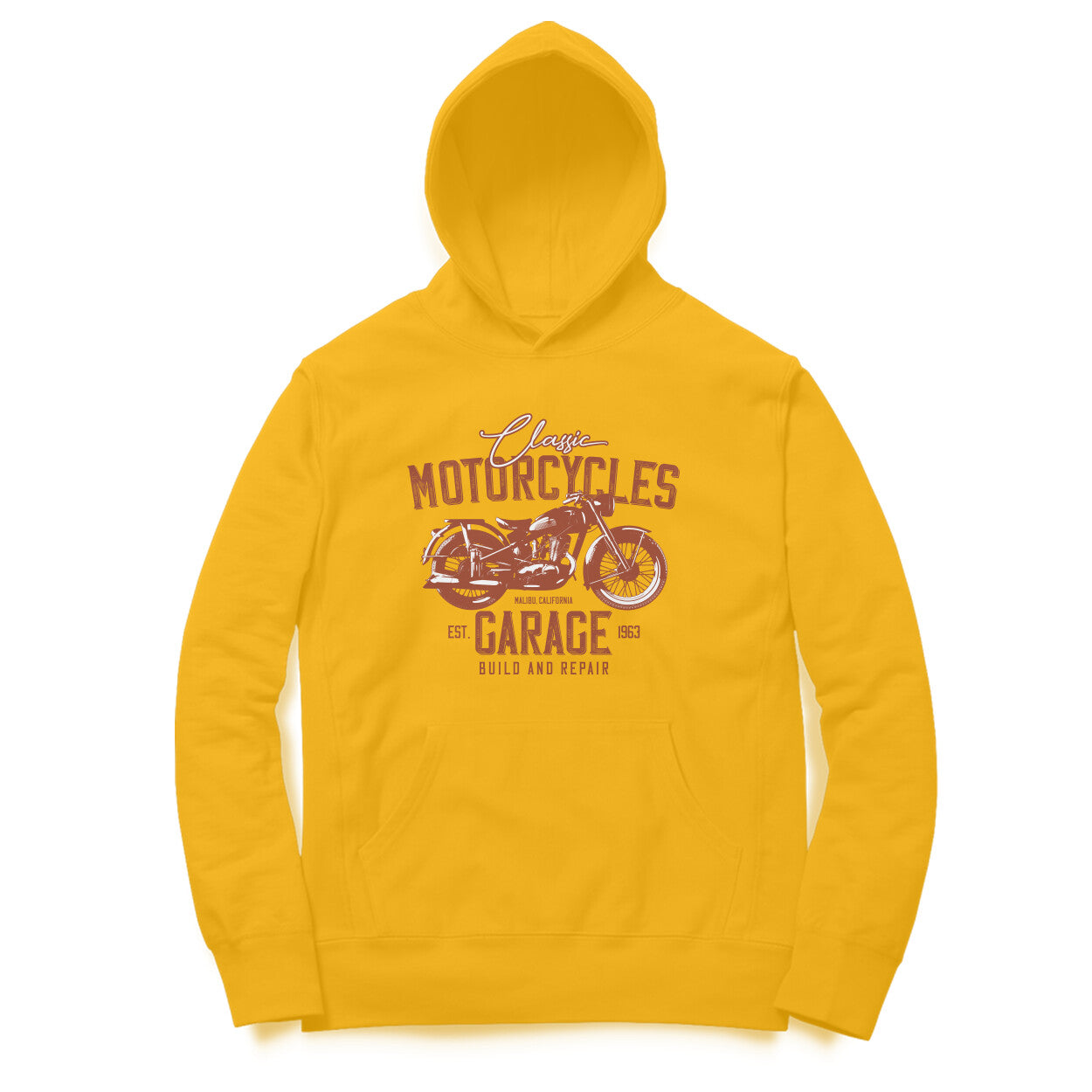 Authentic Classic Motorcycles Garage - Ride to Live - OG Biker Hoodie
