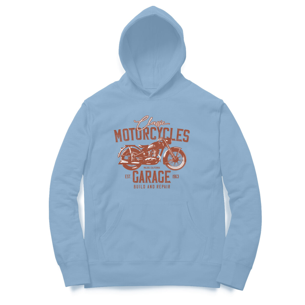 Authentic Classic Motorcycles Garage - Ride to Live - OG Biker Hoodie
