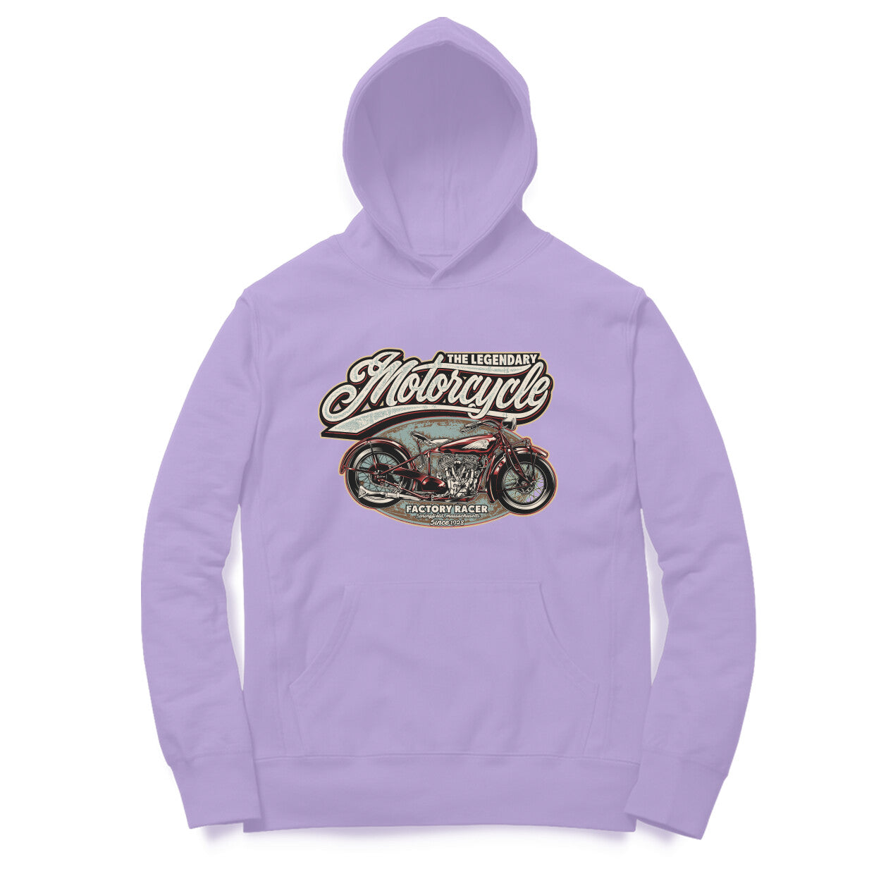 "The Legendary Motorcycle" Vintage Motorcycle enthusiast Hoodie