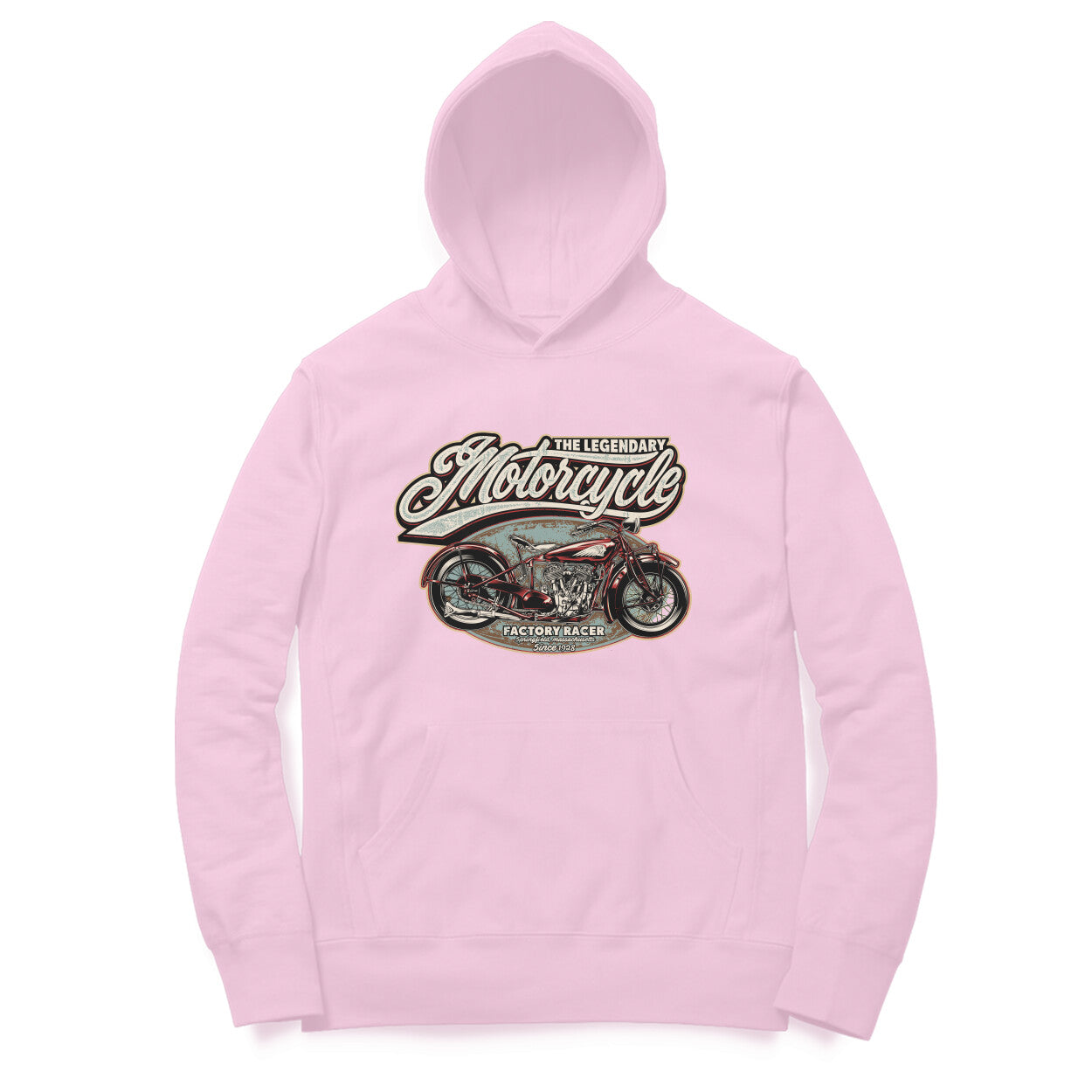 "The Legendary Motorcycle" Vintage Motorcycle enthusiast Hoodie