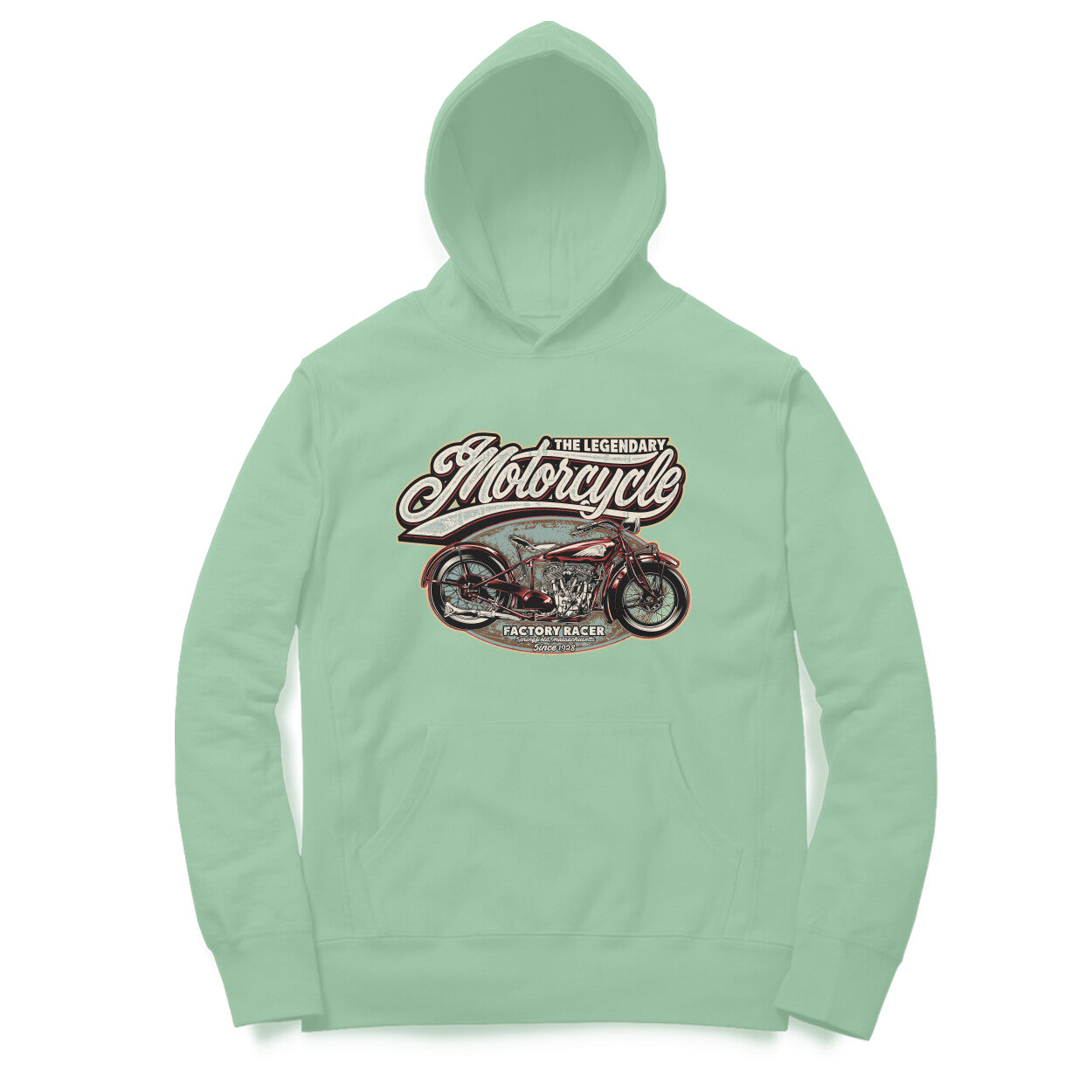 "The Legendary Motorcycle" Vintage Motorcycle enthusiast Hoodie