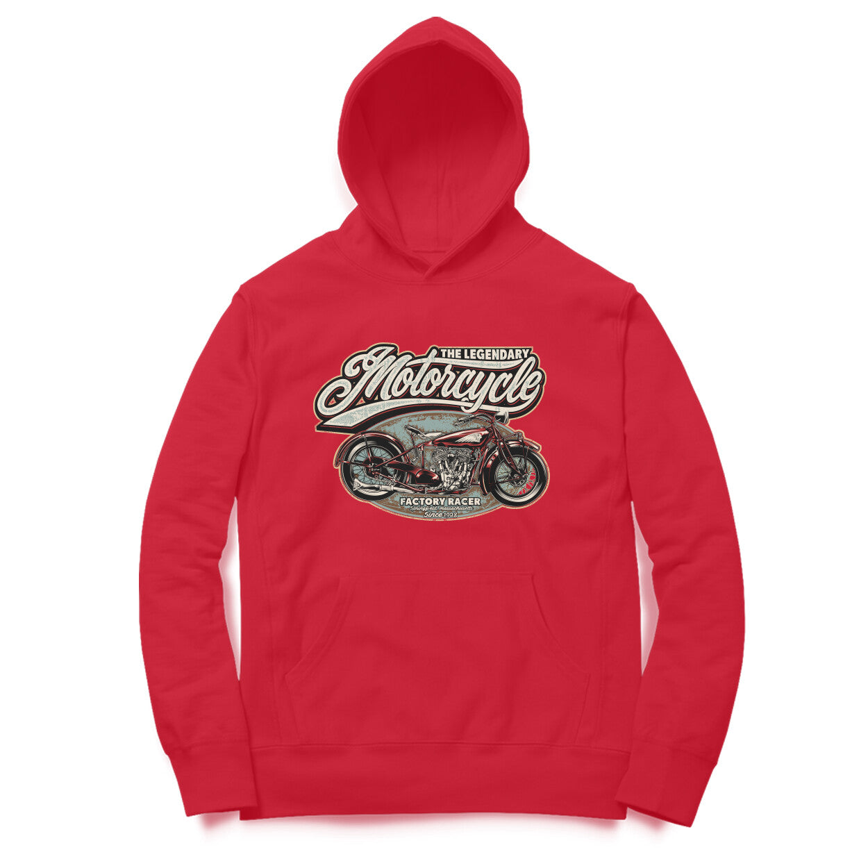 "The Legendary Motorcycle" Vintage Motorcycle enthusiast Hoodie