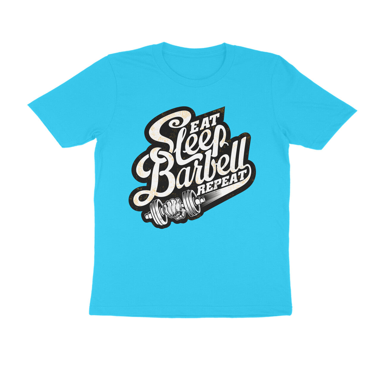 Eat Sleep Barbell Repeat - T-Shirt