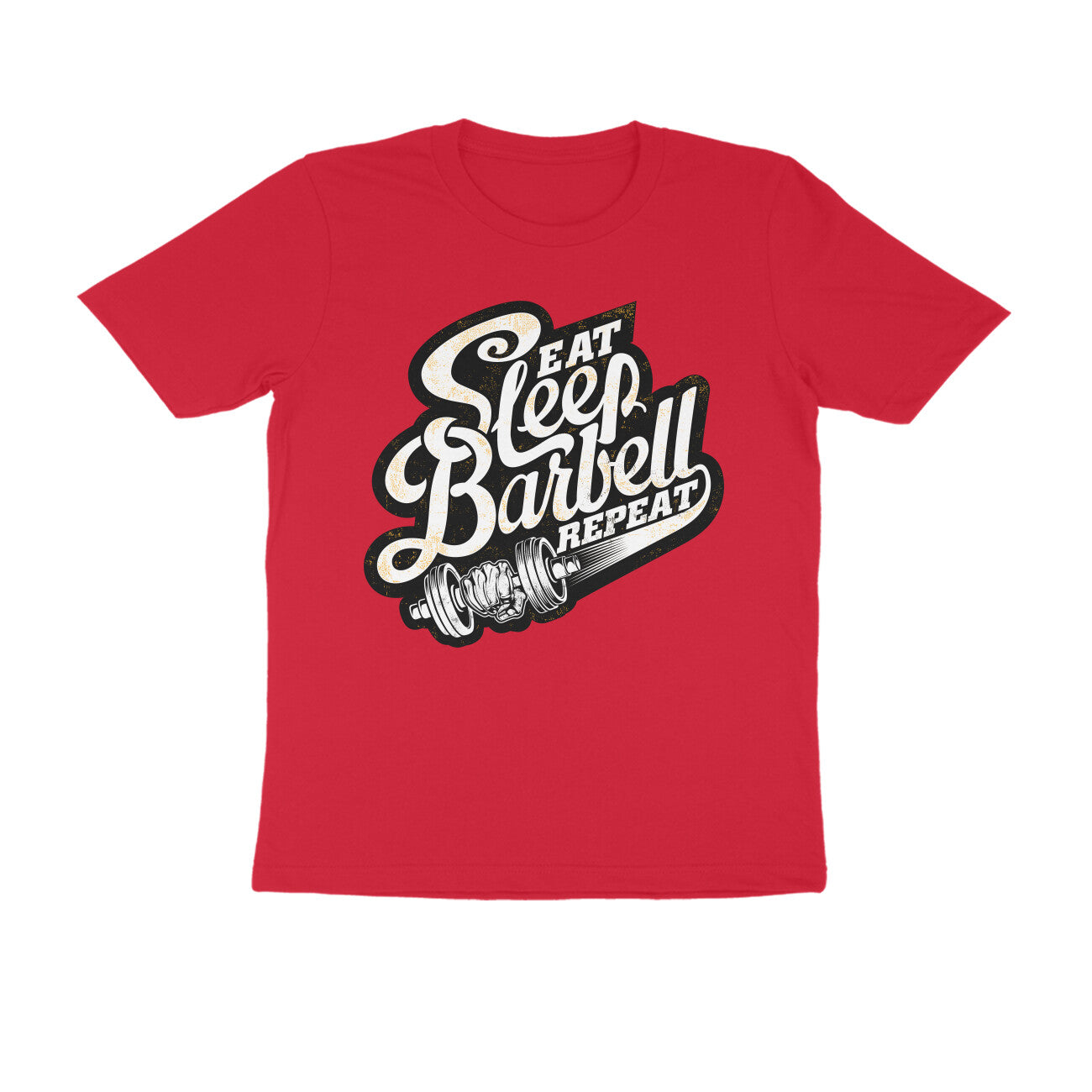 Eat Sleep Barbell Repeat - T-Shirt