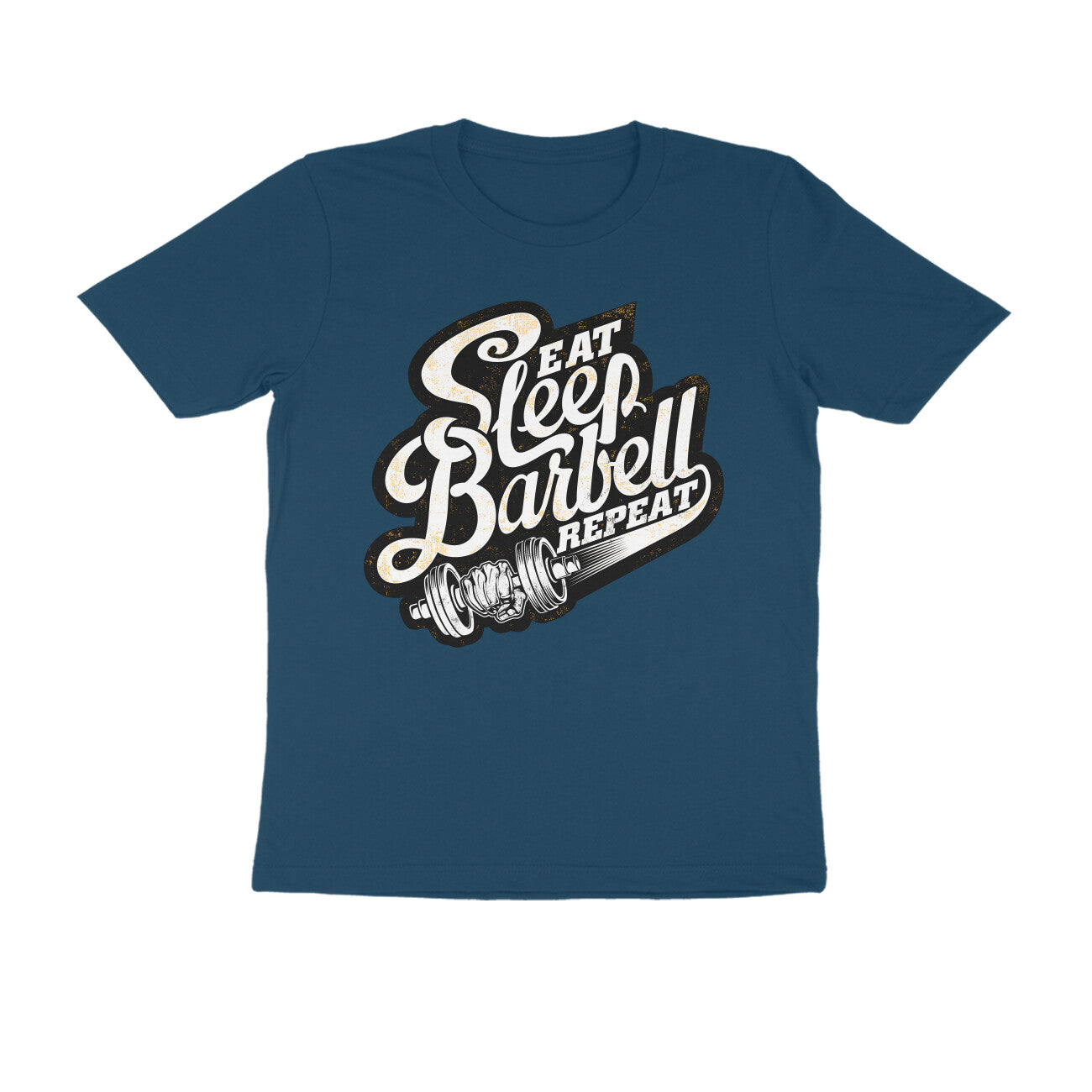 Eat Sleep Barbell Repeat - T-Shirt