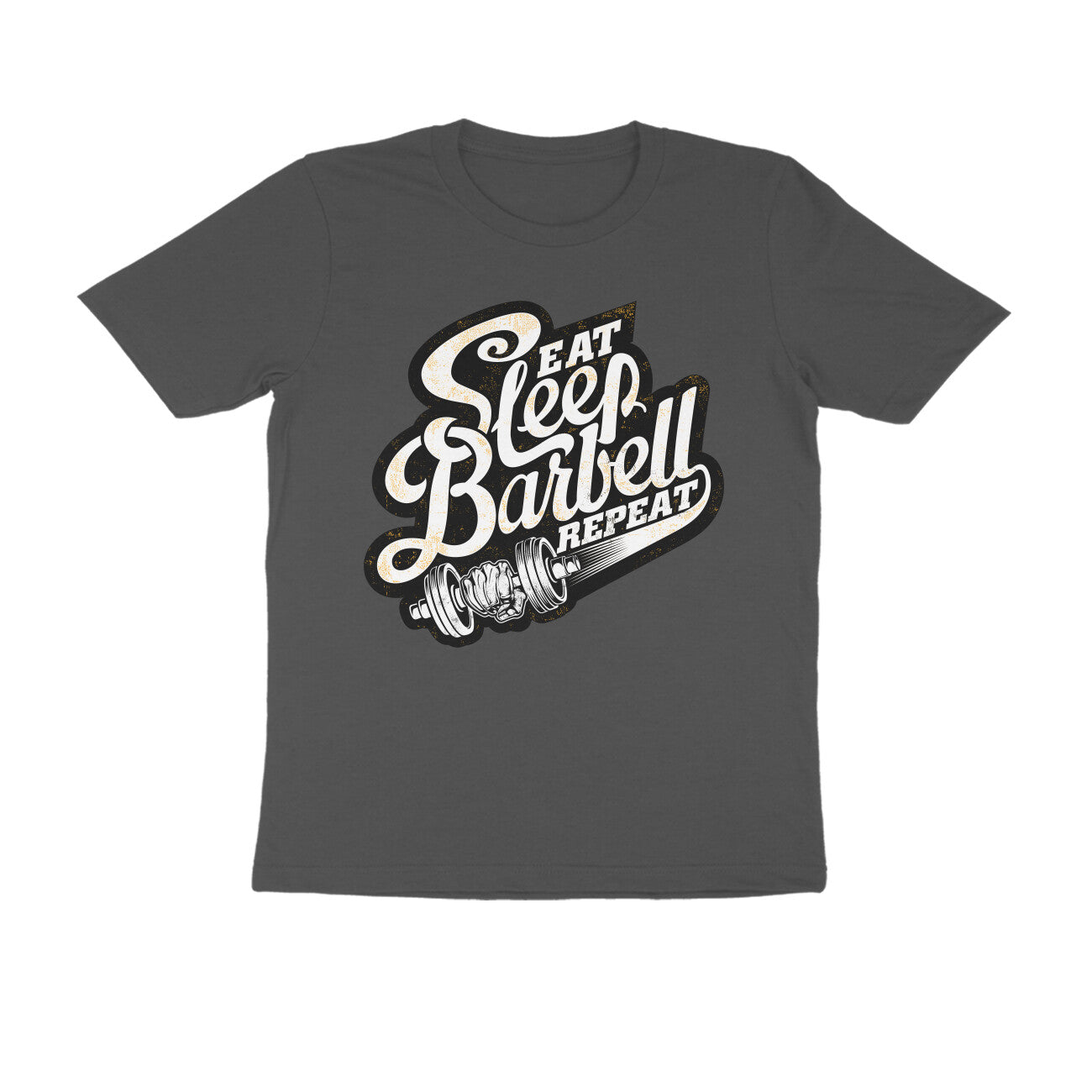 Eat Sleep Barbell Repeat - T-Shirt