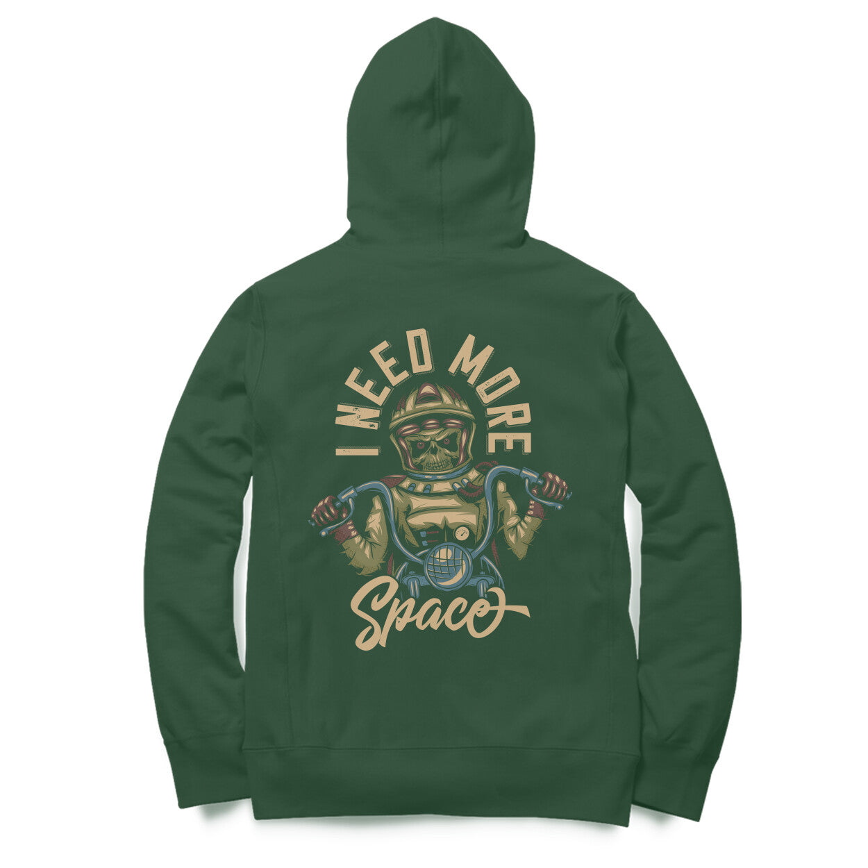 I need more Space! Two Wheels move the Soul Hoodie