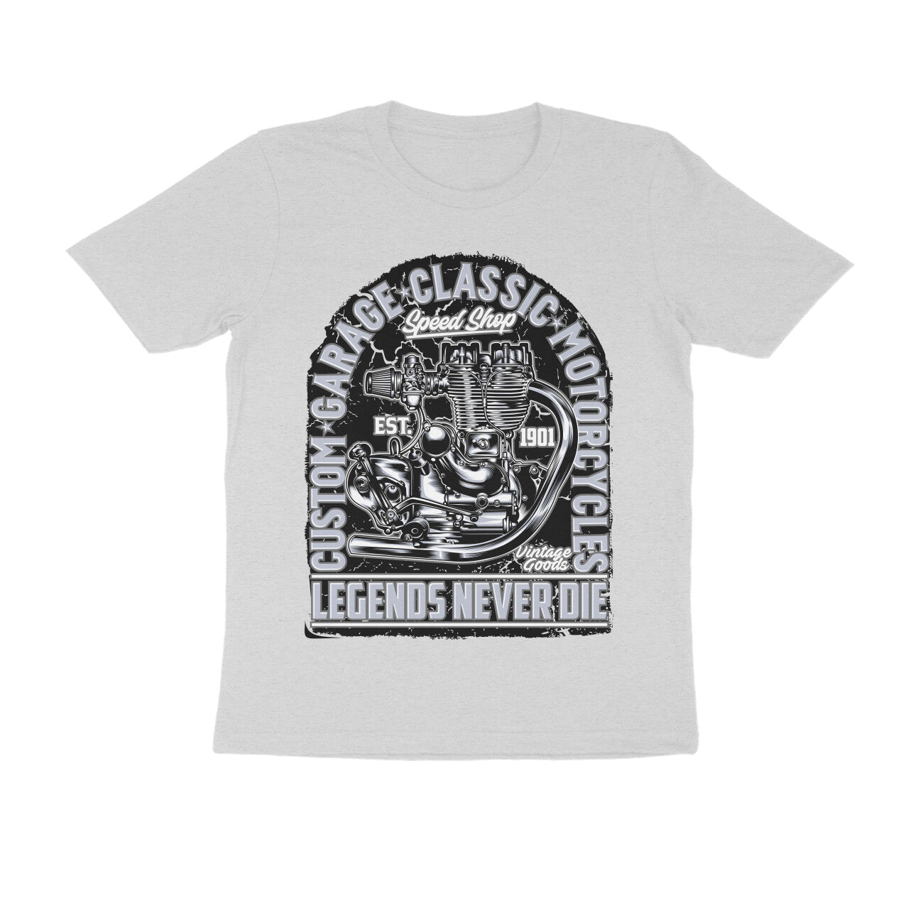 Legends Never Die - Enfield Engine Estd. 1901 - T-Shirt