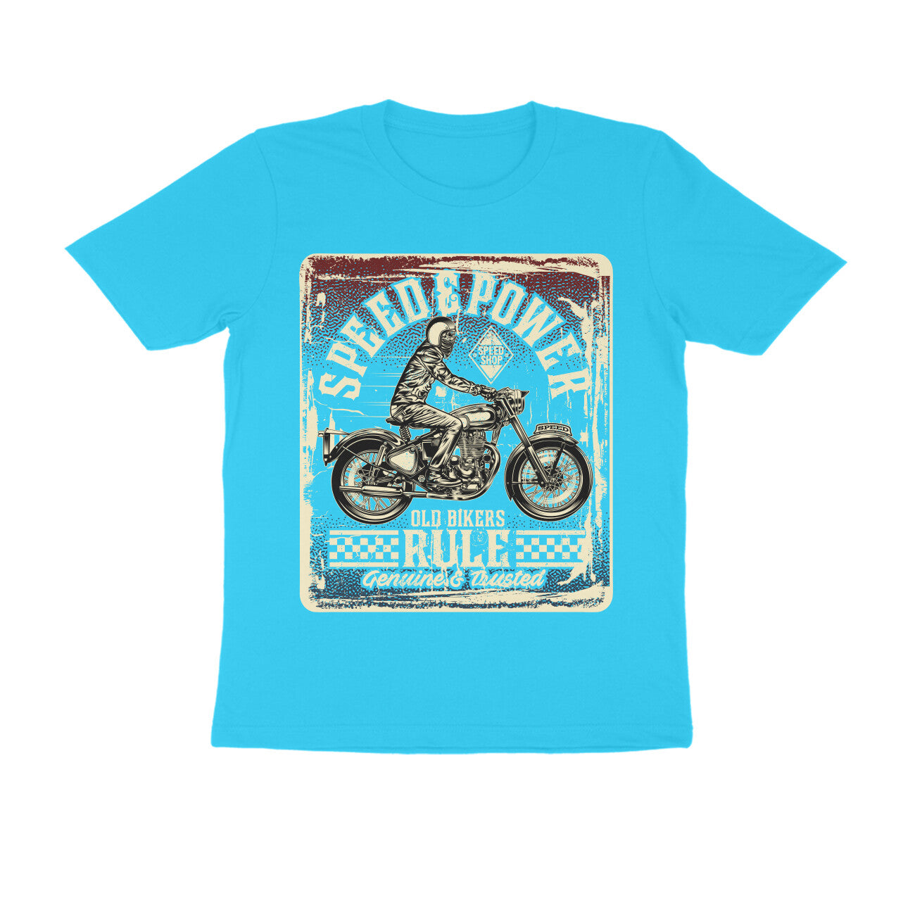 Old Bikers Rule - Vintage graphic T-Shirt