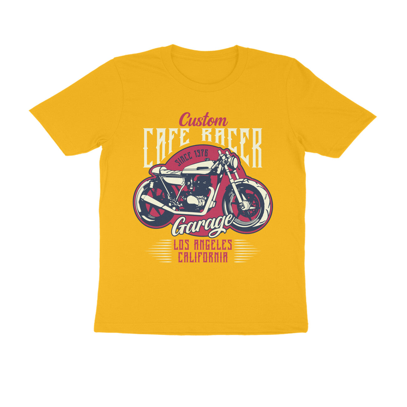 Custom Cafe Racer Garage Los Angeles California - T-Shirt