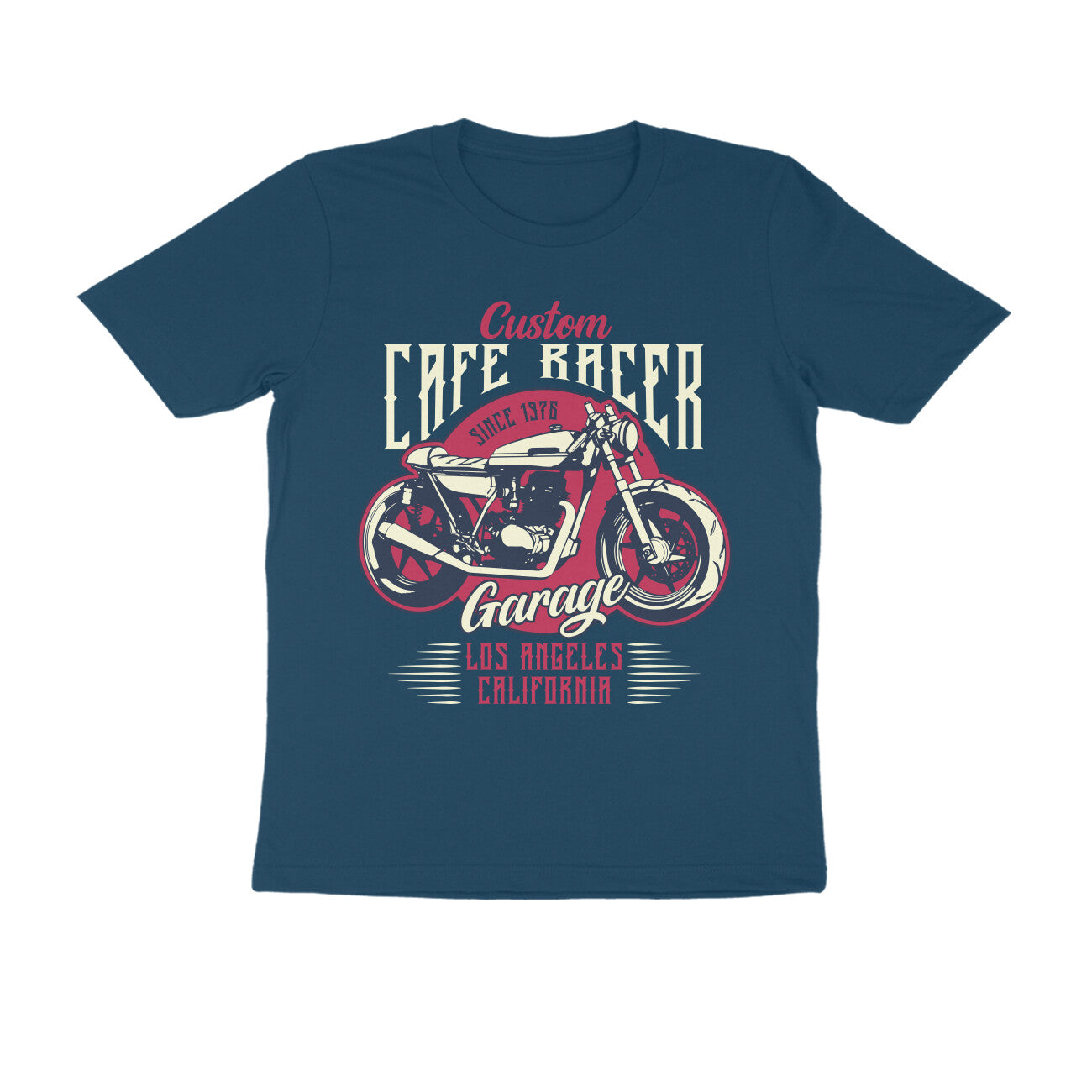 Custom Cafe Racer Garage Los Angeles California - T-Shirt