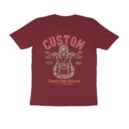 Custom Motorcycles Parts & Repair Vintage Biker Graphic T-Shirt