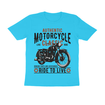 Authentic Classic Motorcycle - Ride to Live T-Shirt