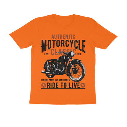 Authentic Classic Motorcycle - Ride to Live T-Shirt