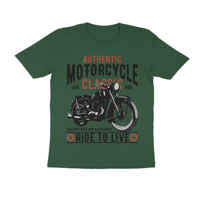 Authentic Classic Motorcycle - Ride to Live T-Shirt