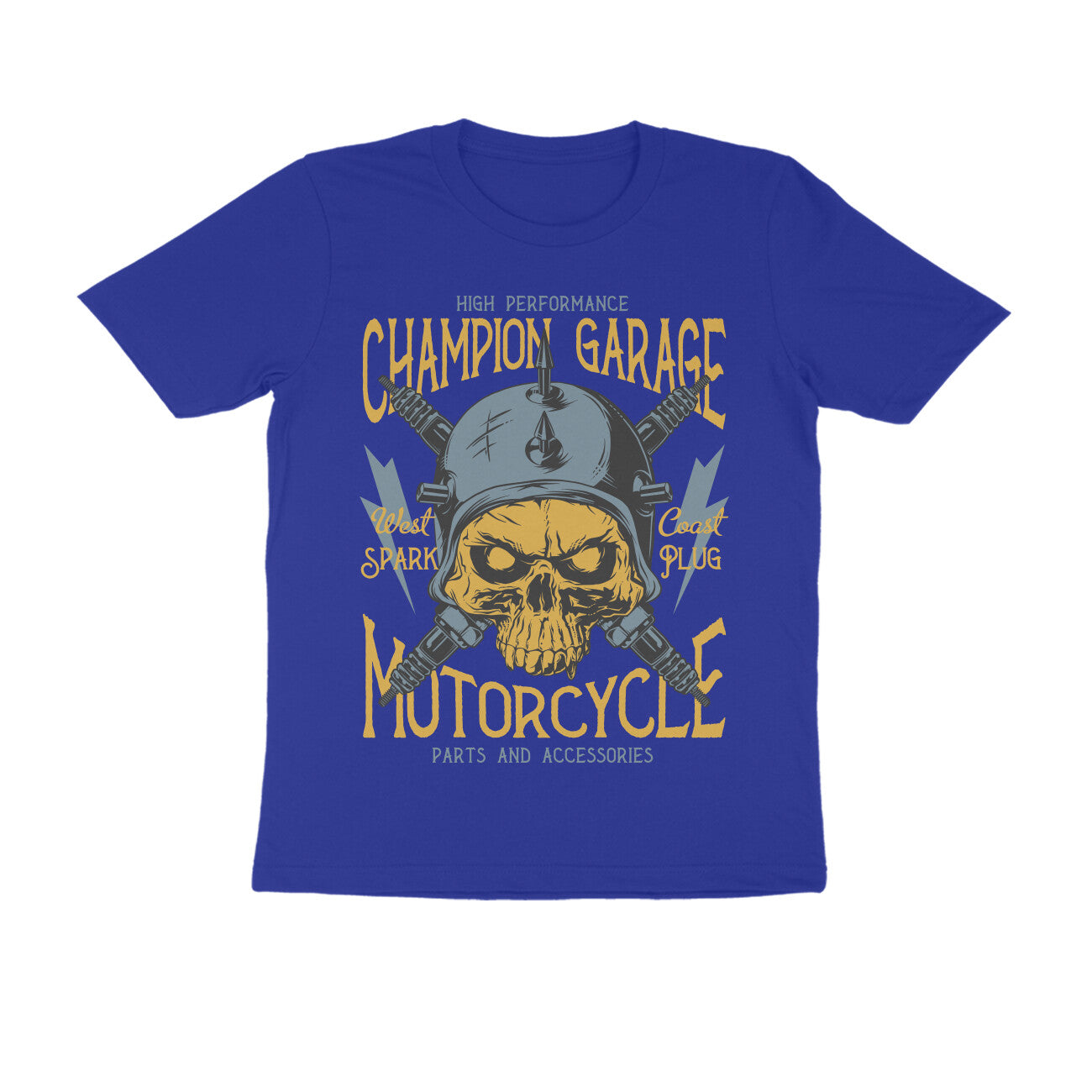 West Coast Choppers Mechanic T-Shirt Vintage blue