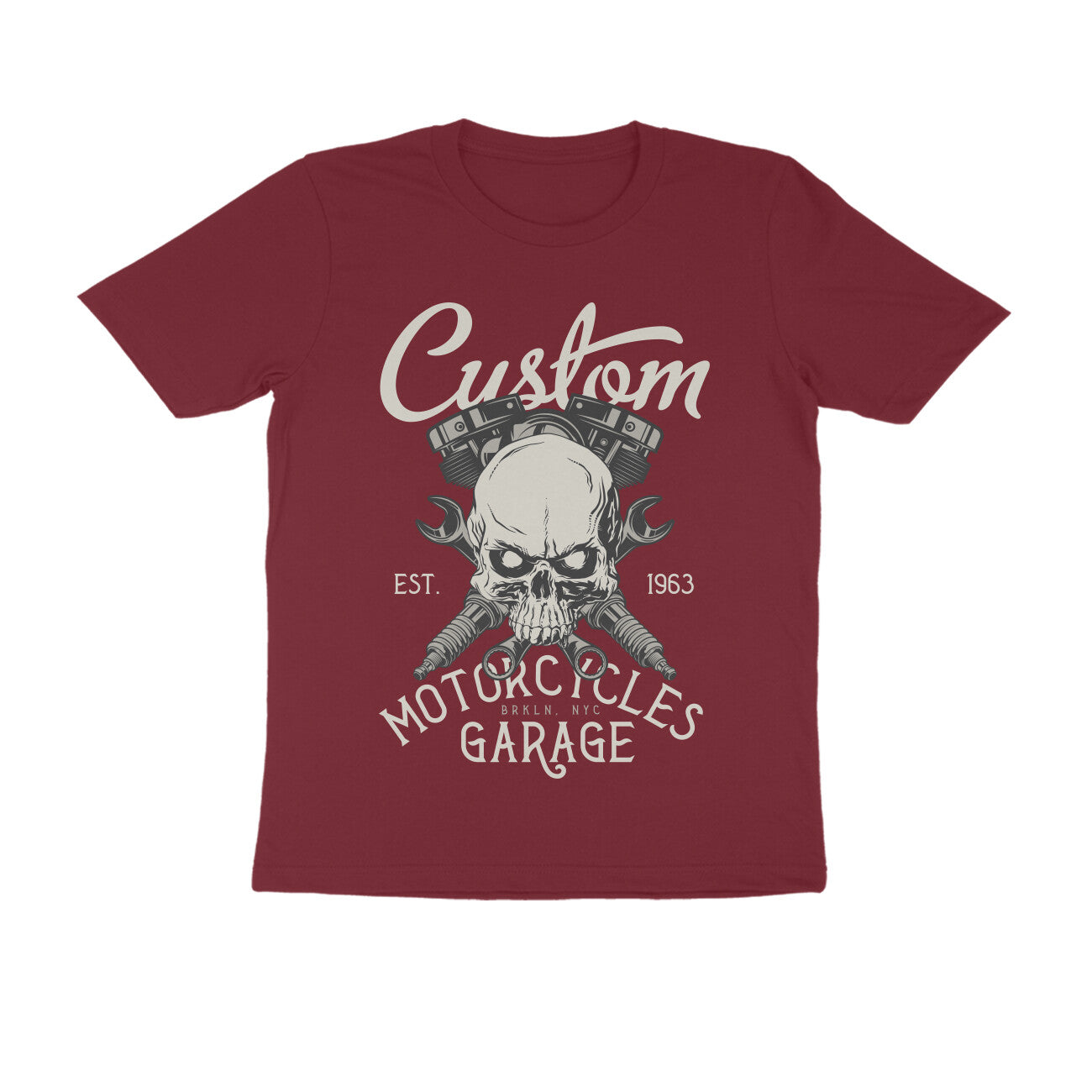 Custom Motorcycles Garage Estd. 1963 - T-Shirt
