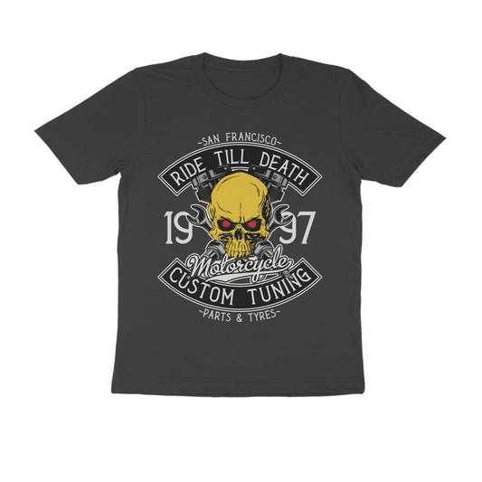 "Ride Till Death" Custom Tuning Motorcycle - OG Biker T-Shirt San Francisco