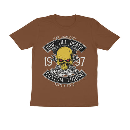 "Ride Till Death" Custom Tuning Motorcycle - OG Biker T-Shirt San Francisco