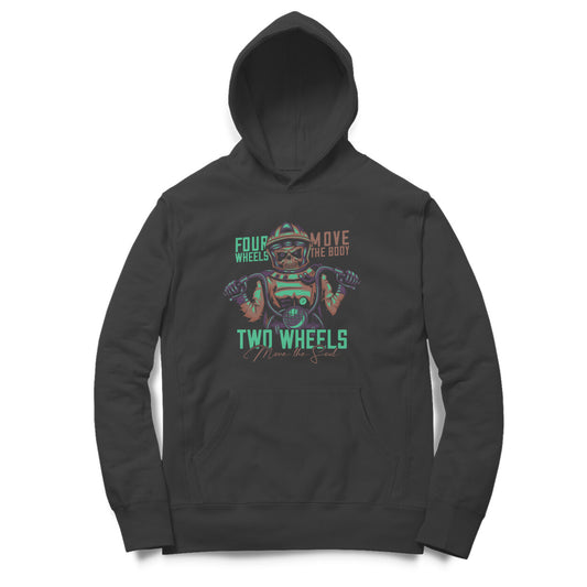 I need more Space! Two Wheels move the Soul Hoodie