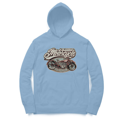"The Legendary Motorcycle" Vintage Motorcycle enthusiast Hoodie