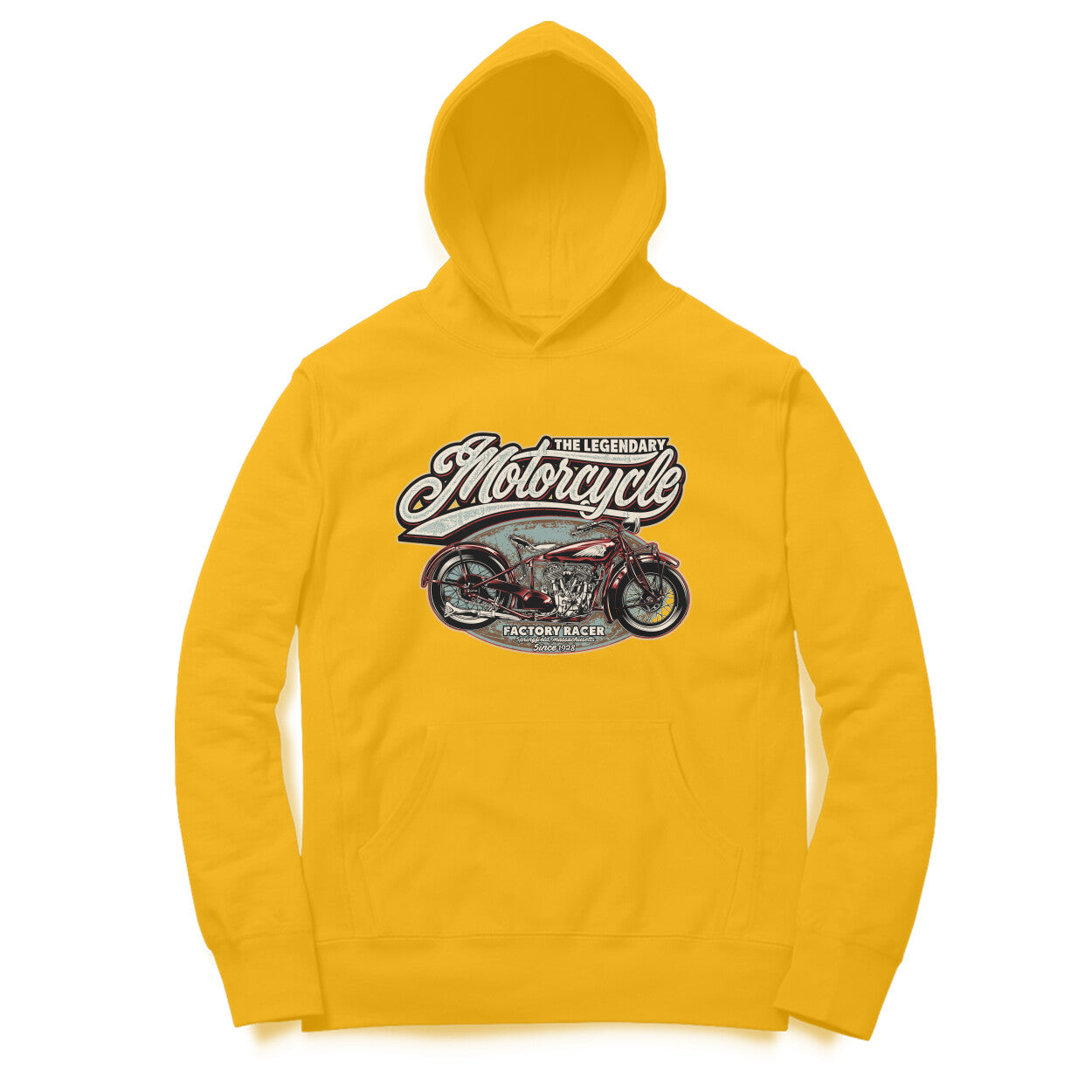 "The Legendary Motorcycle" Vintage Motorcycle enthusiast Hoodie