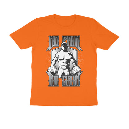 No Pain No Gain - Bodybuilding Motivational T-Shirt