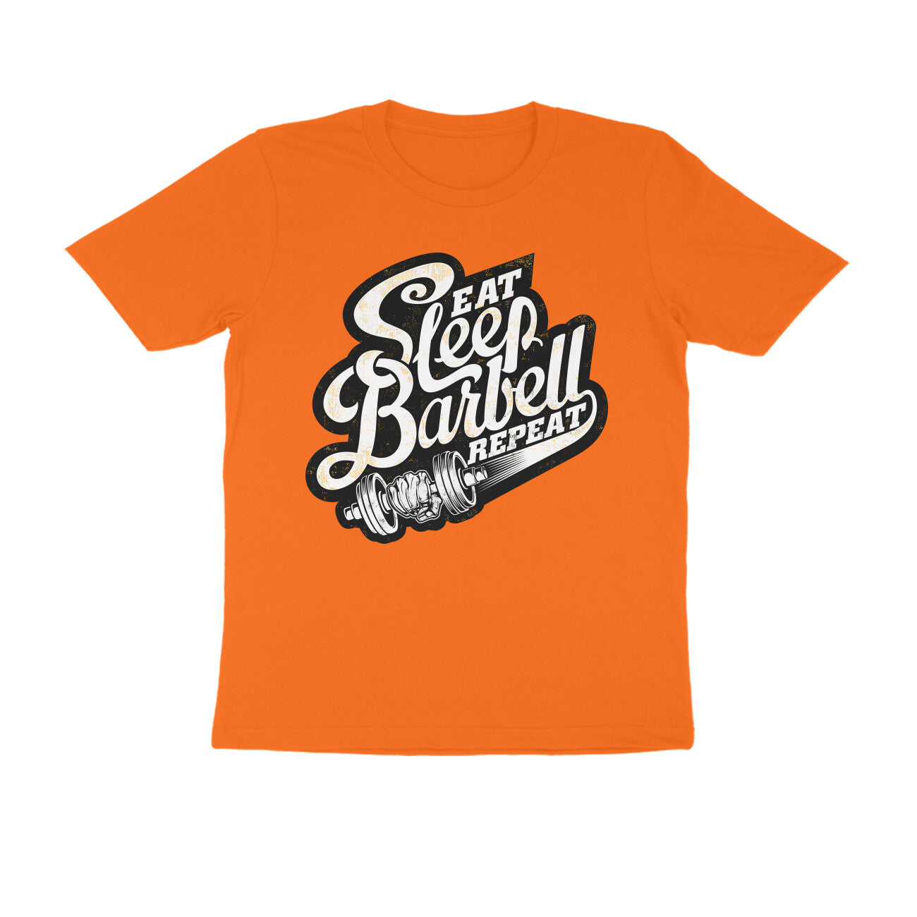 Eat Sleep Barbell Repeat - T-Shirt
