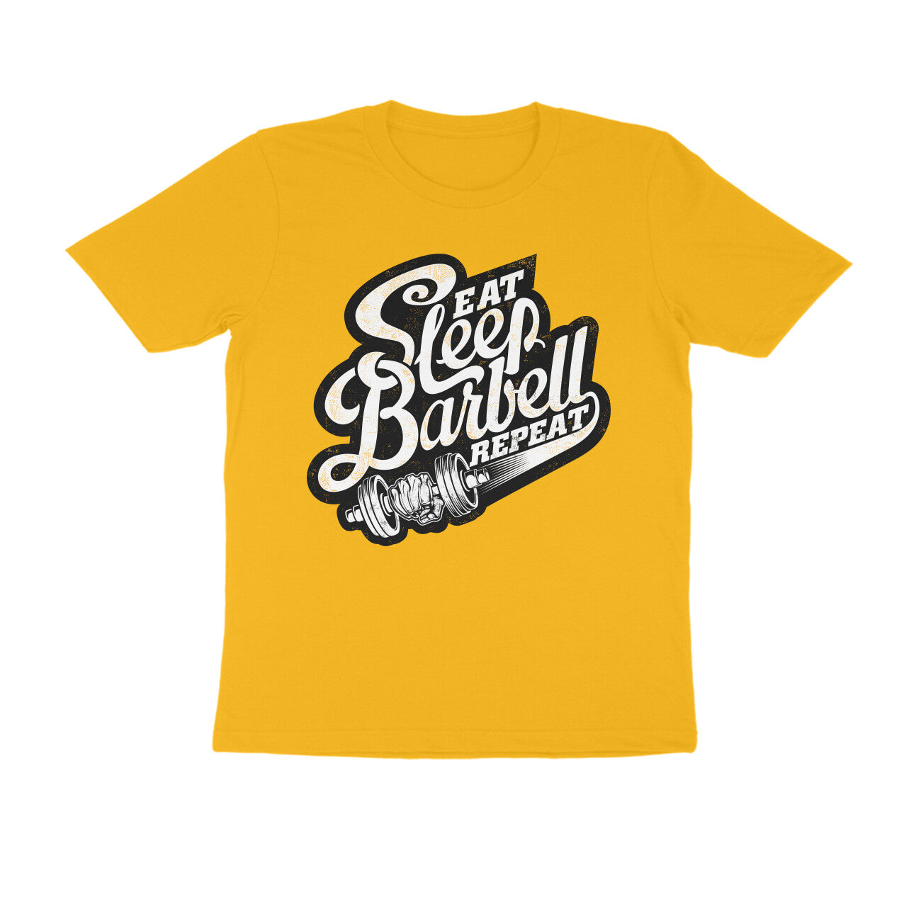 Eat Sleep Barbell Repeat - T-Shirt