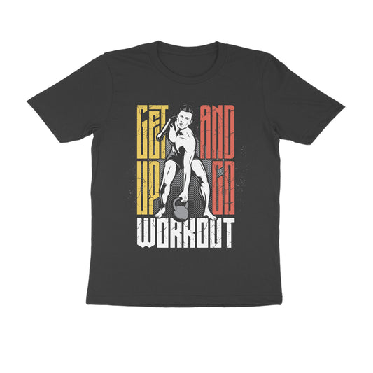 "Get up and Go Workout" - Kettlebell Swing Workout enthusiast T-Shirt