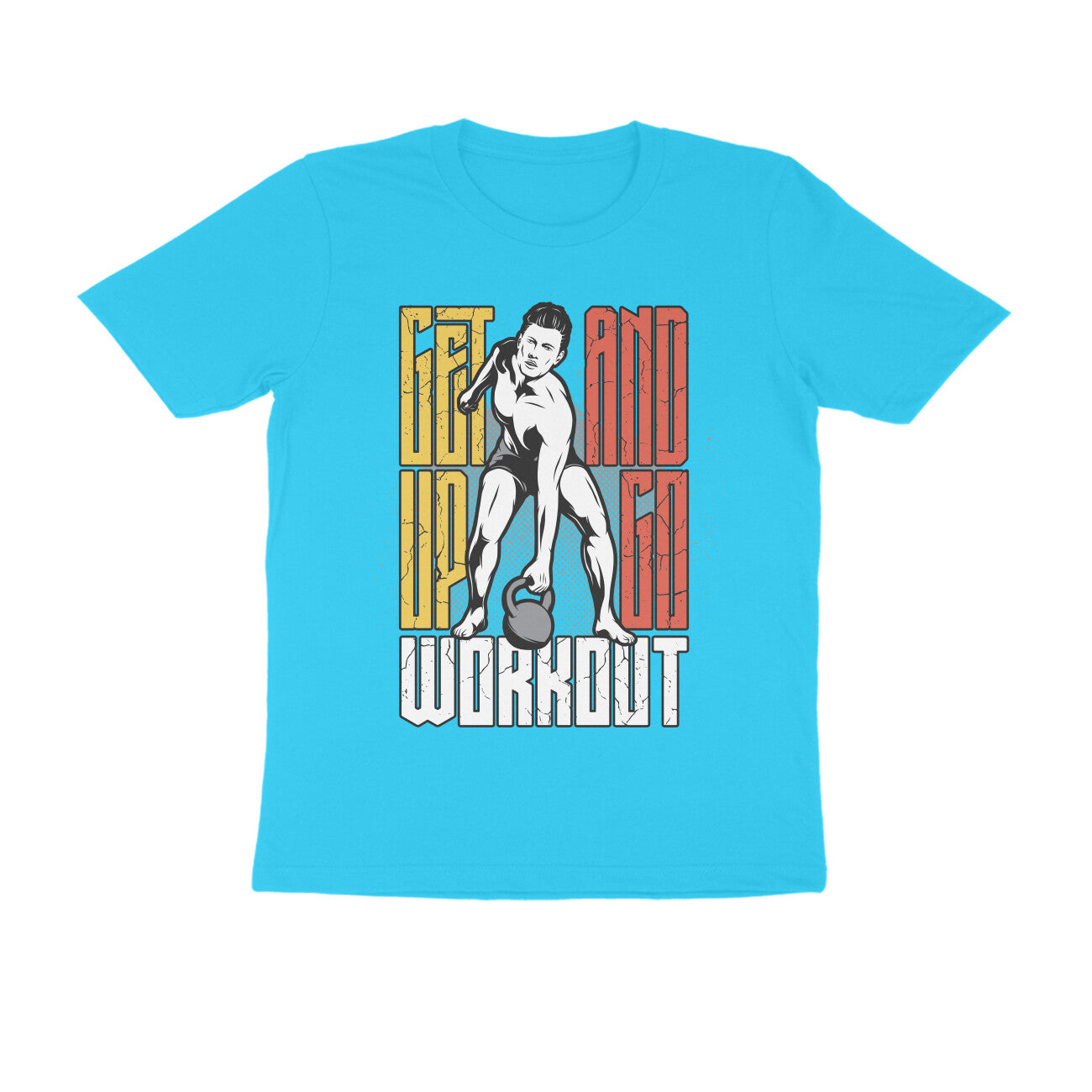 "Get up and Go Workout" - Kettlebell Swing Workout enthusiast T-Shirt