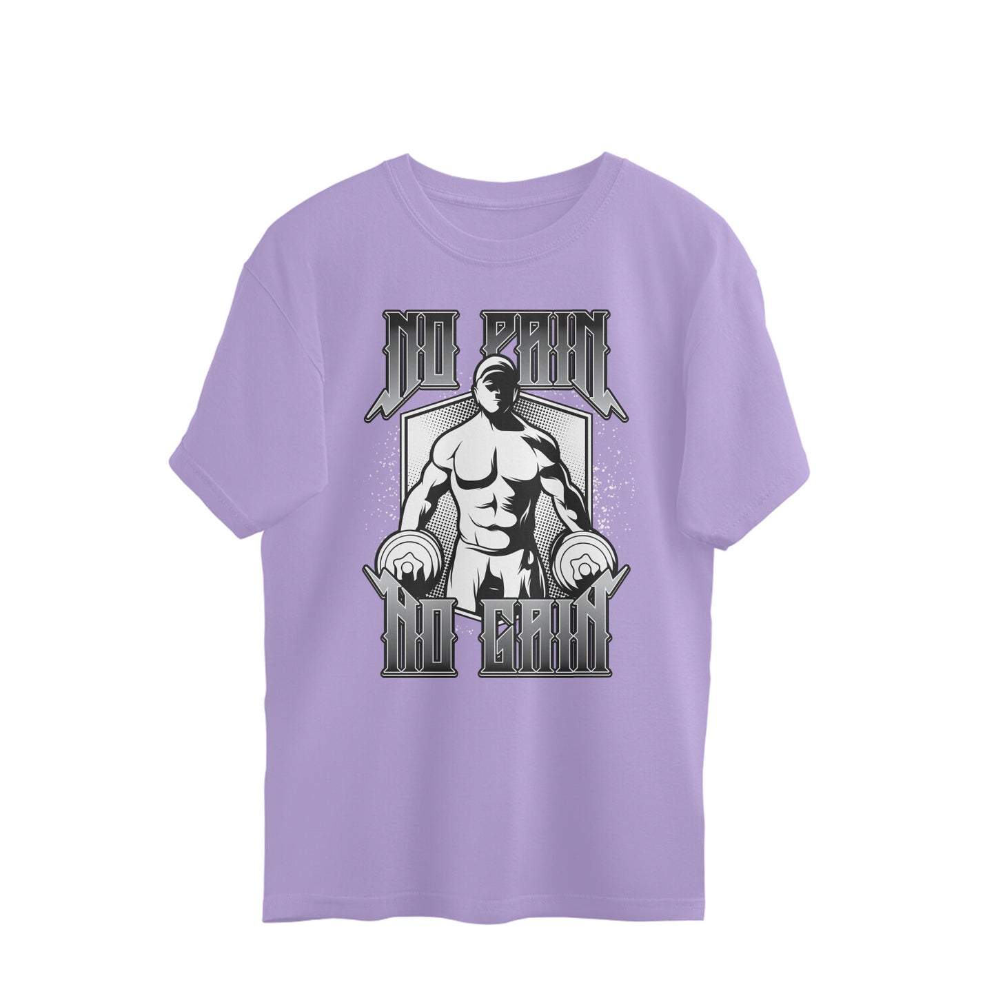 No Pain No Gain - Lift is all u need - Oversized - Motivational Gym T-Shirt