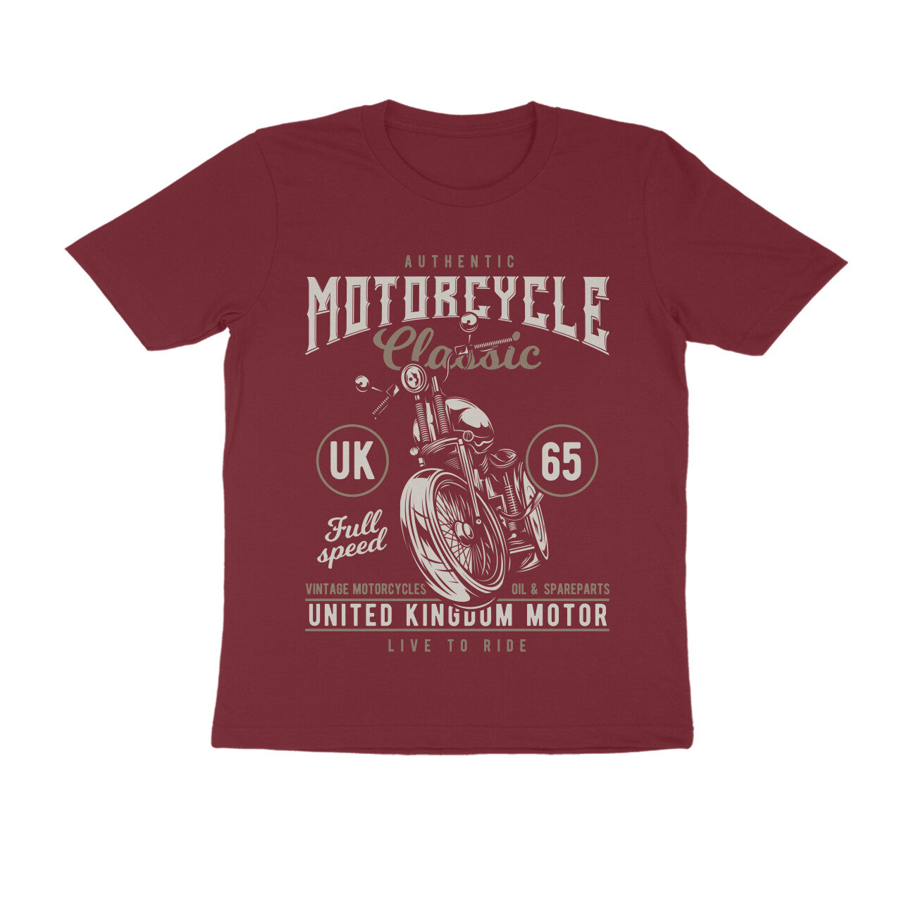 Authentic Motorcycle Classic UK Motor - T-Shirt - Bobber Society